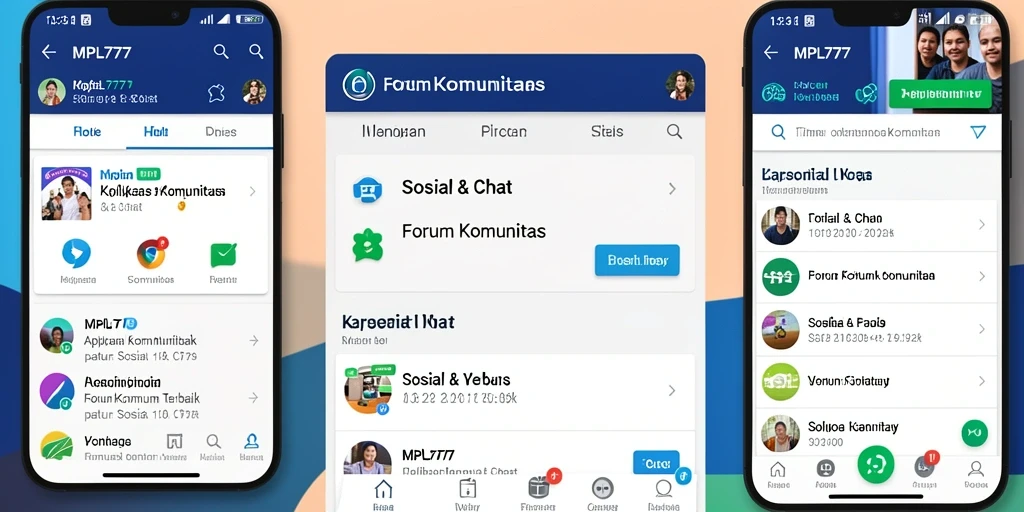 Screenshot antarmuka komunitas MPL777 yang menarik dan interaktif.